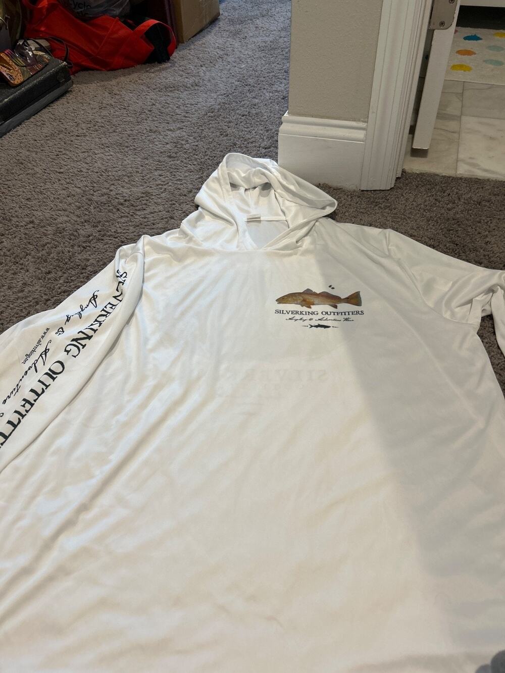Long Sleeve Fishing Hoodie (2xl) Silverming Outfitters